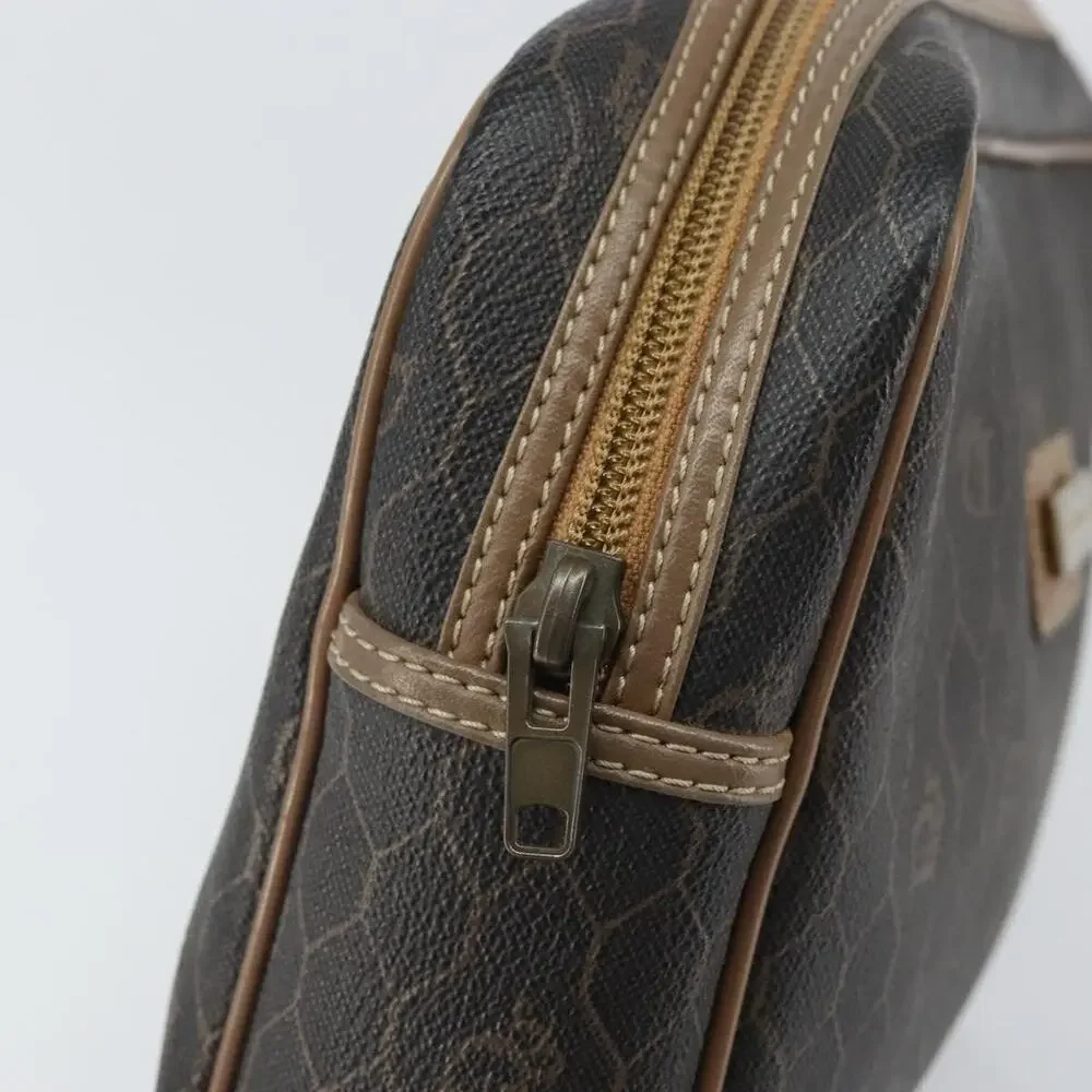 Dior Honeycomb Canvas Clutch Bag Black
